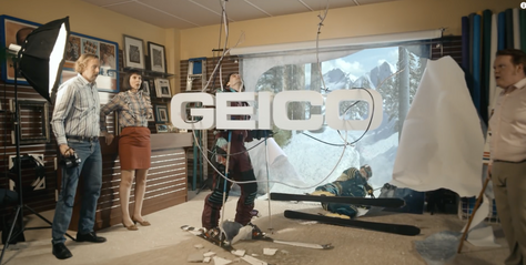 GEICO มาอีกแล้ว กับทำโฆษณาที่มาคั่นโฆษณาบน YouTube อีกที