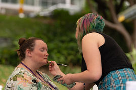 woman-applying-make-up-Connect-4-first2care-ndis-plan-support-australia.jpg