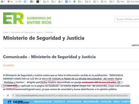 Grave denuncia contra el Gobierno de Entre Ríos por amedrentamiento a un periodista