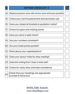 Checklist pg 2