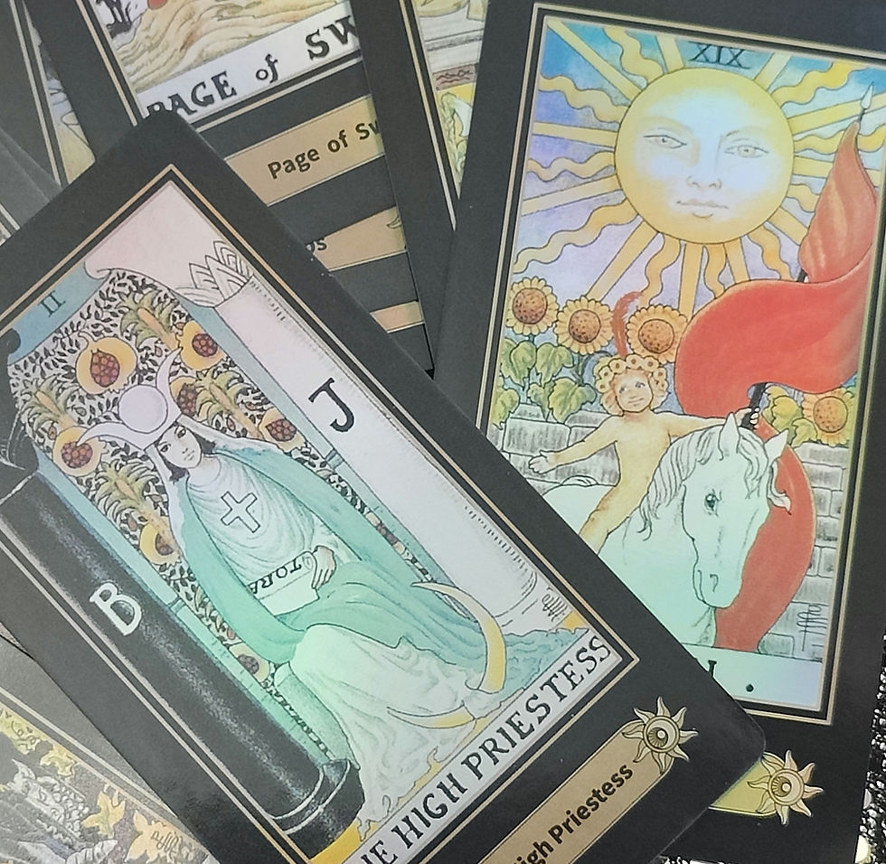 Miniature : A. E. Waite. Holographic Tarot 