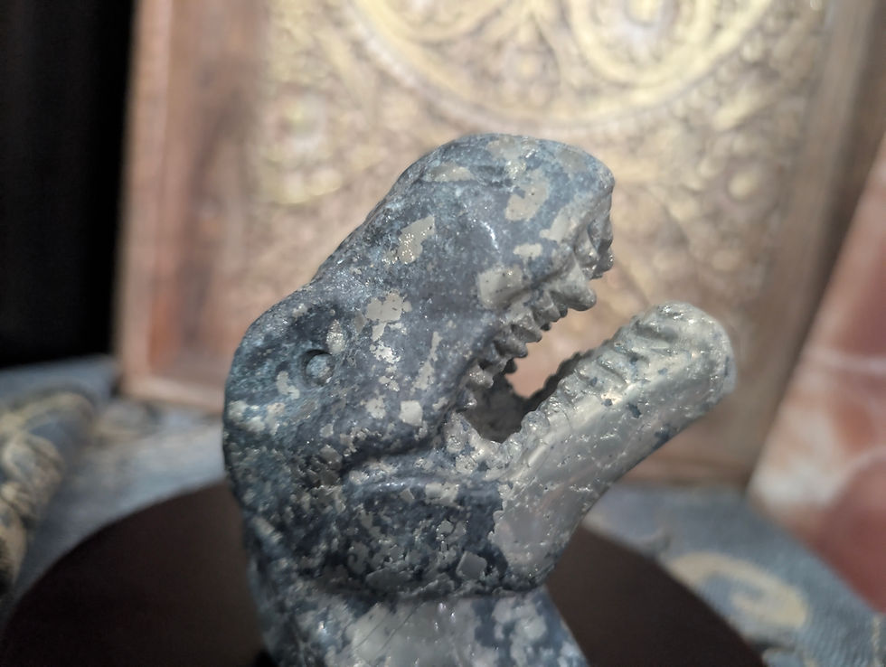 Miniatura: Pyrite T-Rex Head 