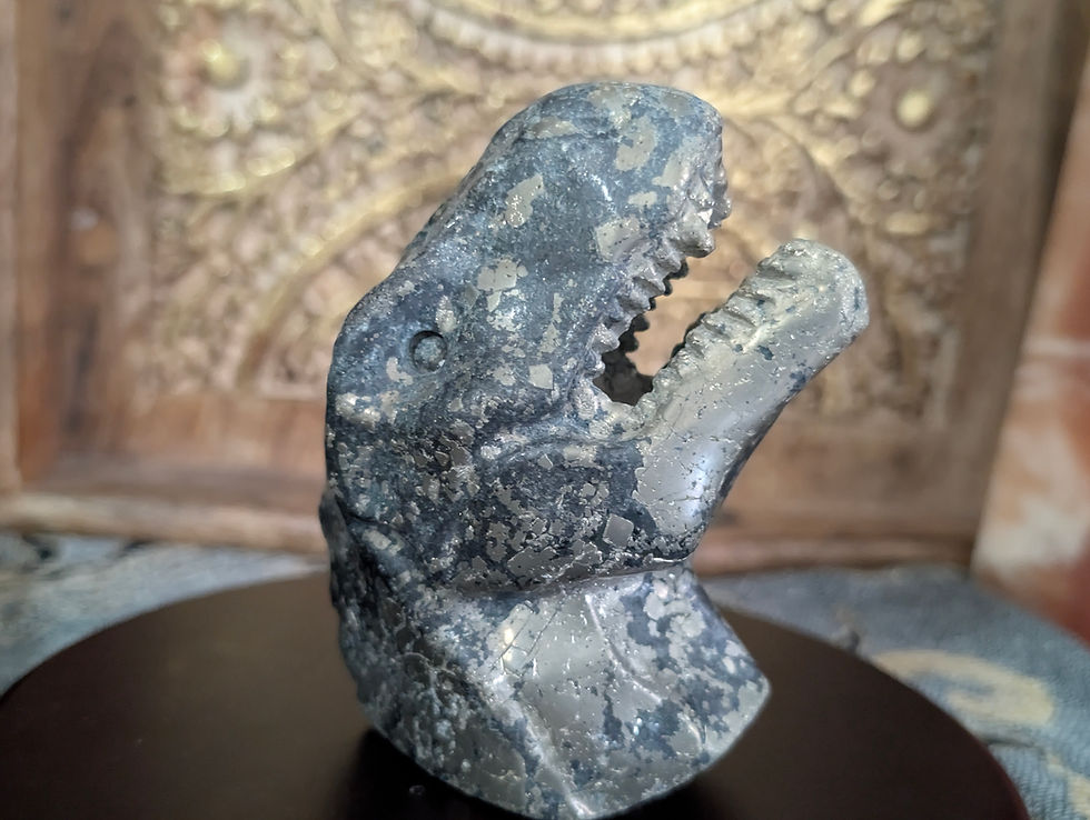 Pyrite T-Rex Head 