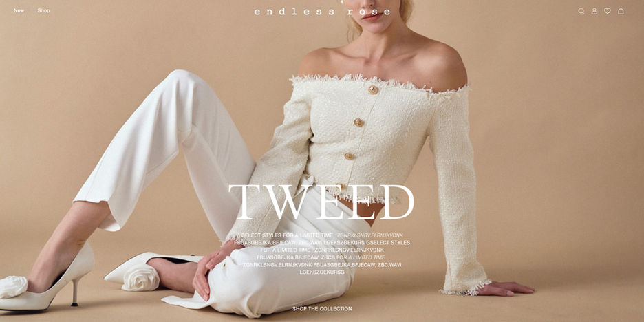 endless rose-TWEED