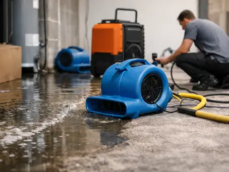 A Flooded Basement Drying Example Explained