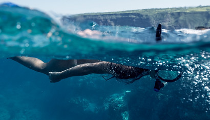 Snorkeling in the Ocean