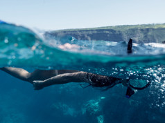 Snorkeling in the Ocean