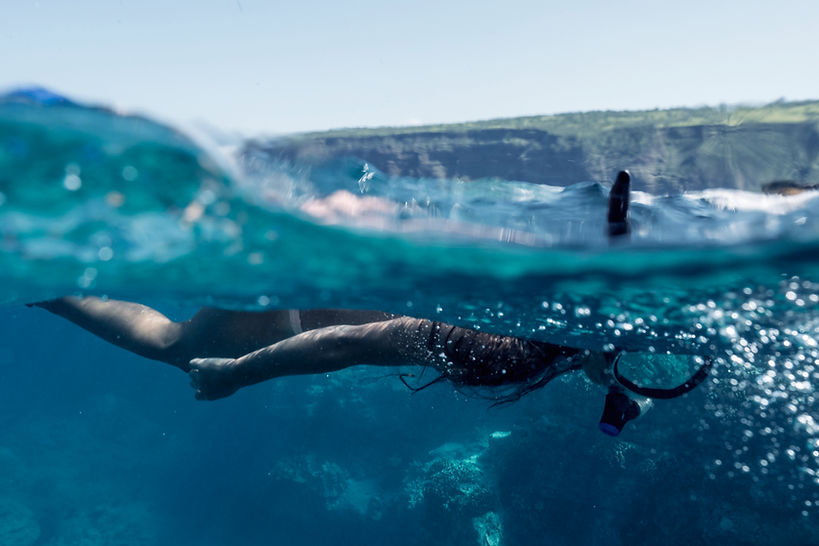 Snorkeling in the Ocean