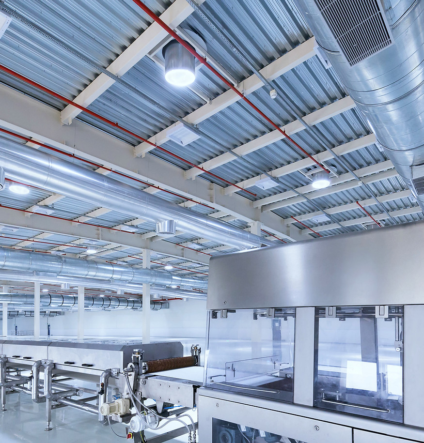 Prirodno osvetljenje u fabrici