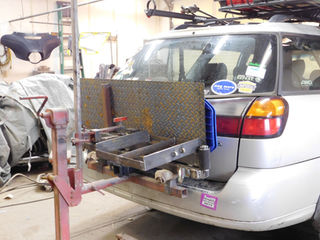Subaru outback swing out spare tire carrier store
