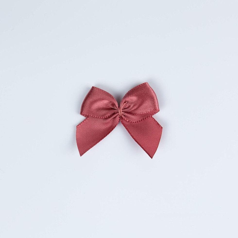 Miniaturbild: Satinschleife klein, 3 Stück pro Farbe - Auswahl 2