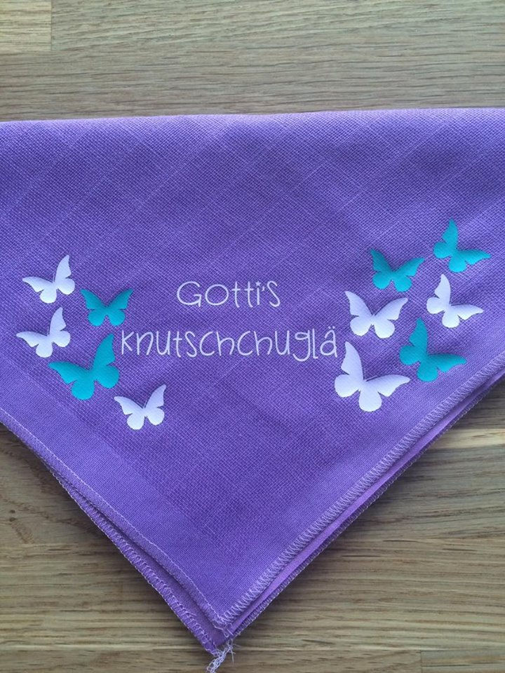Miniaturbild: Spruch mit Schmetterlingen