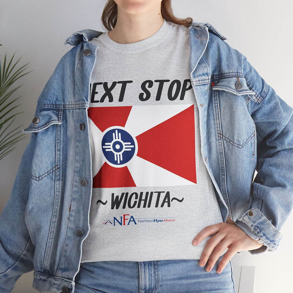 Thumbnail: T-Shirt Next Stop, Wichita Unisex Heavy Cotton Tee