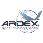 ARDEX logo Flight Training Center Pilots TRAINING School Management Solution. Aircraft Tracking System Aviation Academy