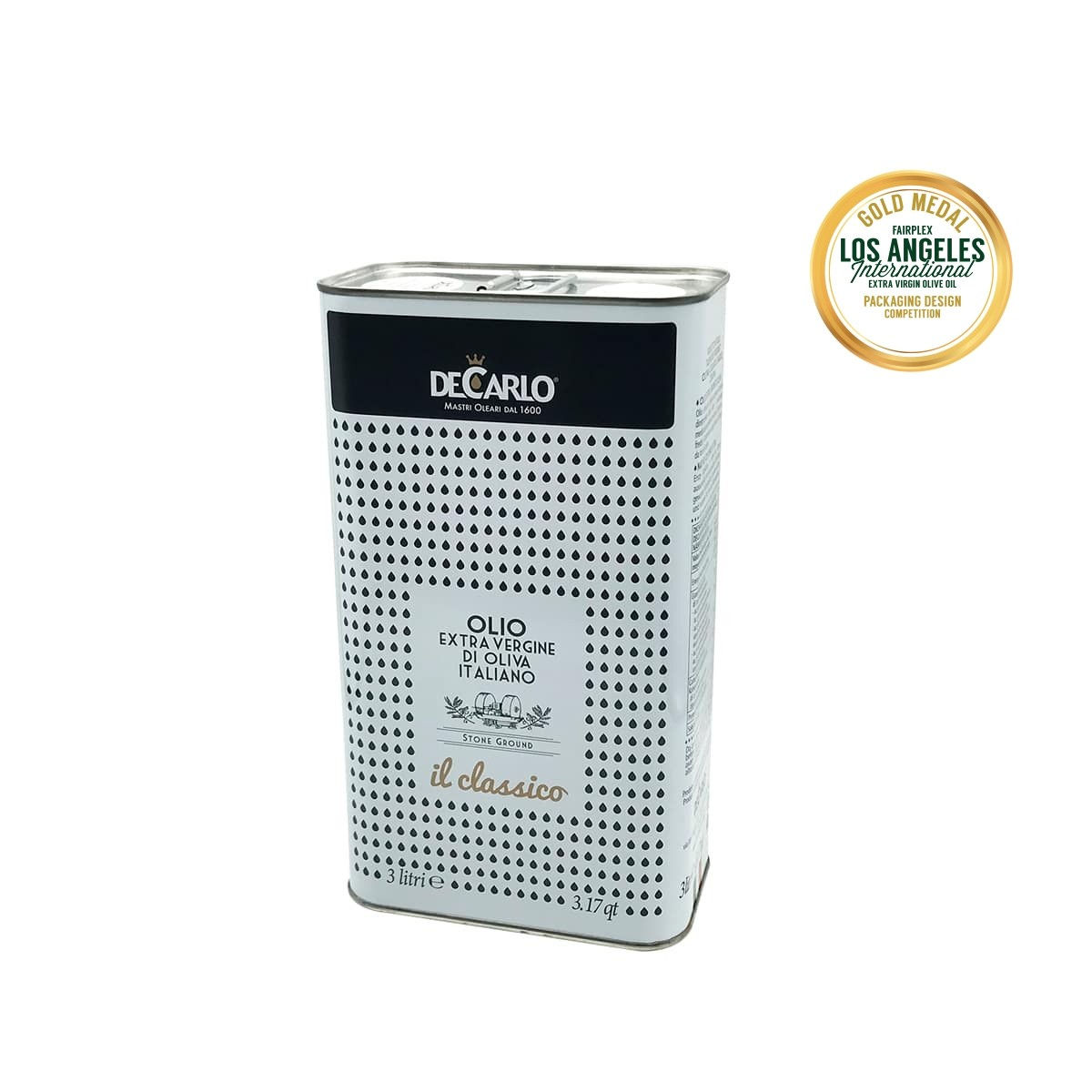 OLIVENÖL "Il Classico" EVO Karton mit 9 Dosen zu je 1 Liter, Oleificio De Carlo