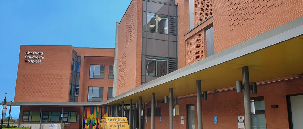 Sheffield Children's Hospital NHS Trust building following install of Consult Plus soundproof pods