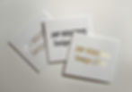 Hot foiled cards