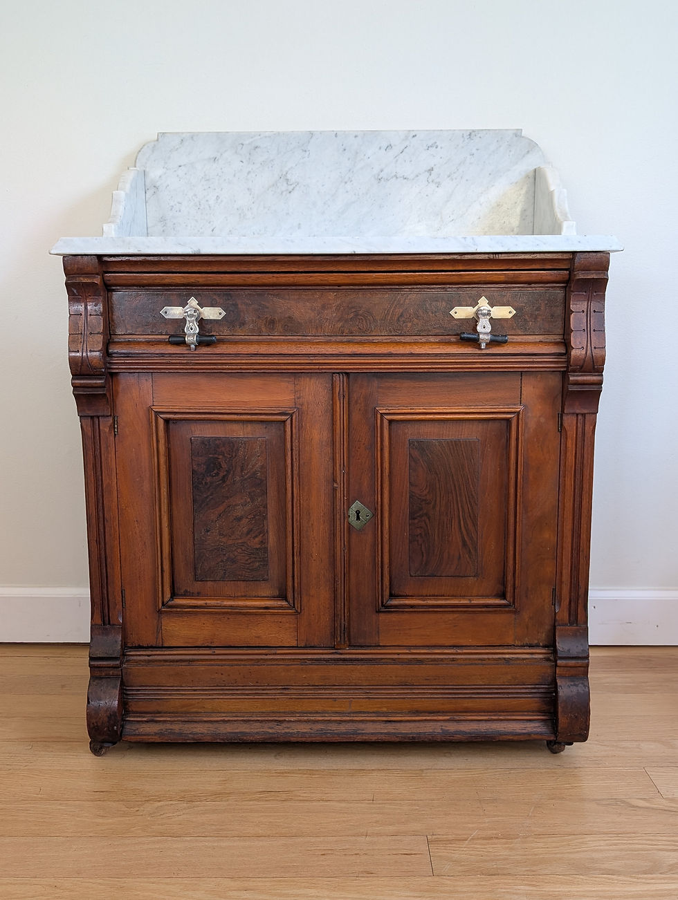 Late 1800's Marbletop Eastlake Washstand