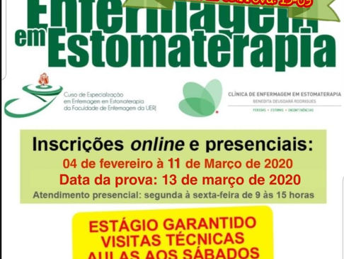 Inscrições prorrogadas para dia 11 de março!