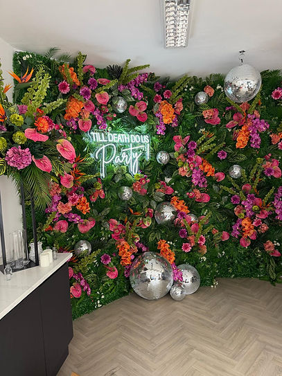 venue dressing showroom wirral - RG Events & Floral 