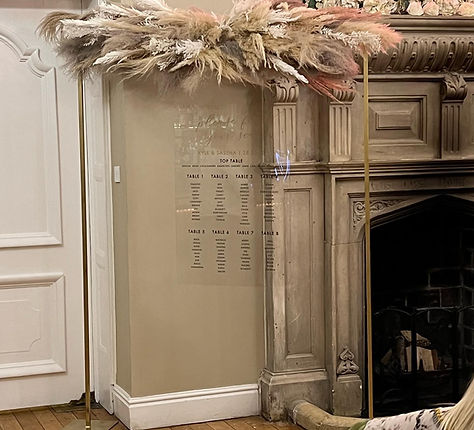 Wedding venue dressing in cheshire 