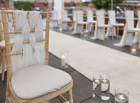Chiavari chair hire for weddings and events