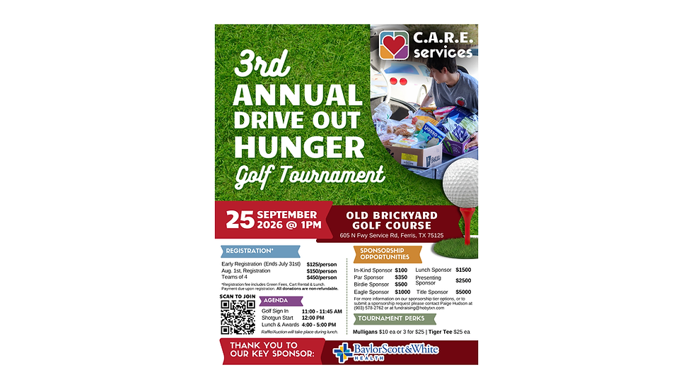 3rd Annual Drive Out Hunger Golf Tournament