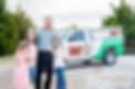 The Family owners in front of Midlo Joe Truck