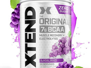 BCAA XTEND Grape Dietary Supplement canister