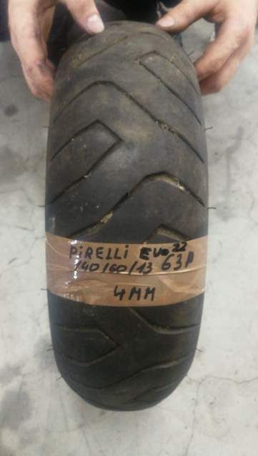 PNEUMATICO Pirelli EVO22 140-60-13 63P | usura 4mm
