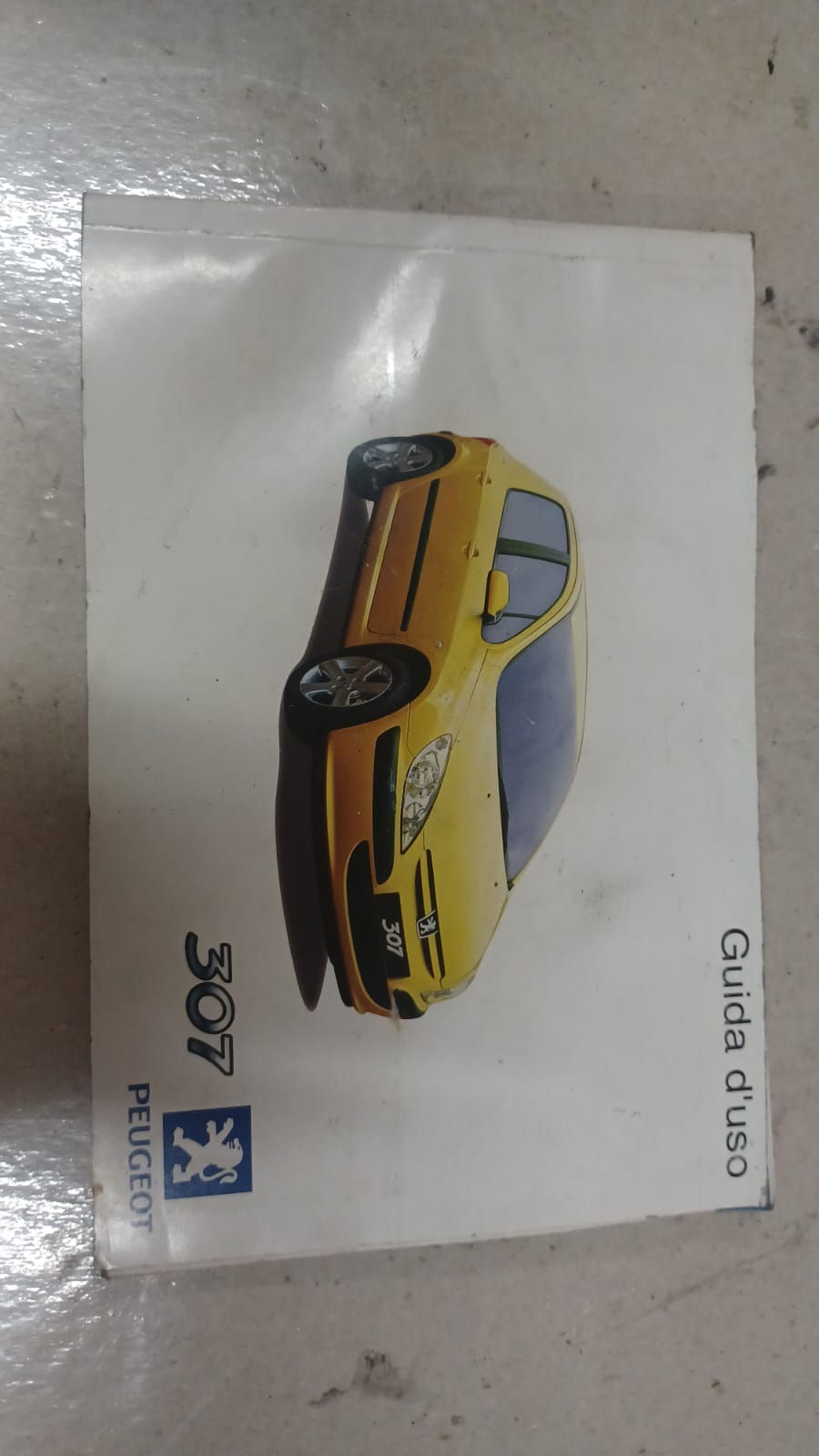 LIBRETTO USO E MANUTENZIONE USATO PEUGEOT 307