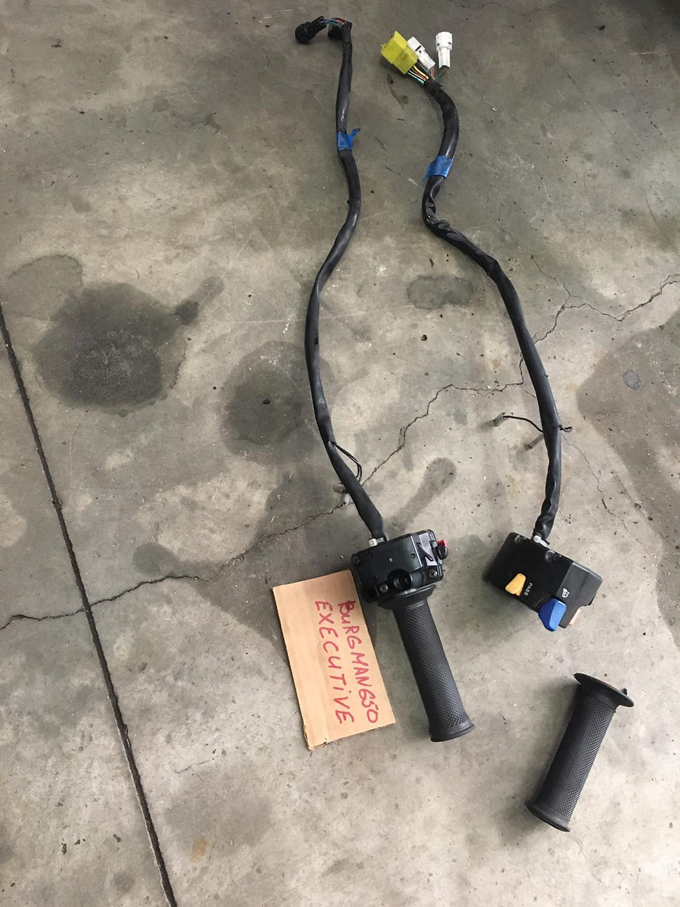 COPPIA DEVIO LUCI USATI SUZUKI BURGMAN 650