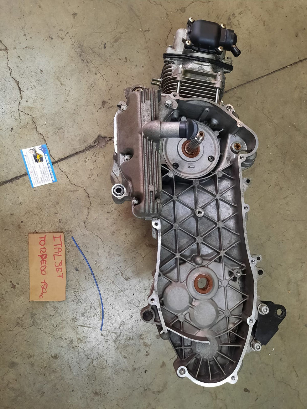 Miniatura: BLOCCO MOTORE ITALJET TORPEDO 150cc MOT. PIAGGIO LEADER