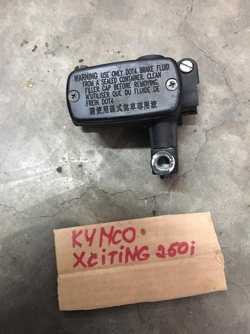 POMPA FRENO ANTERIORE USATA KYMCO XCITING 250cc