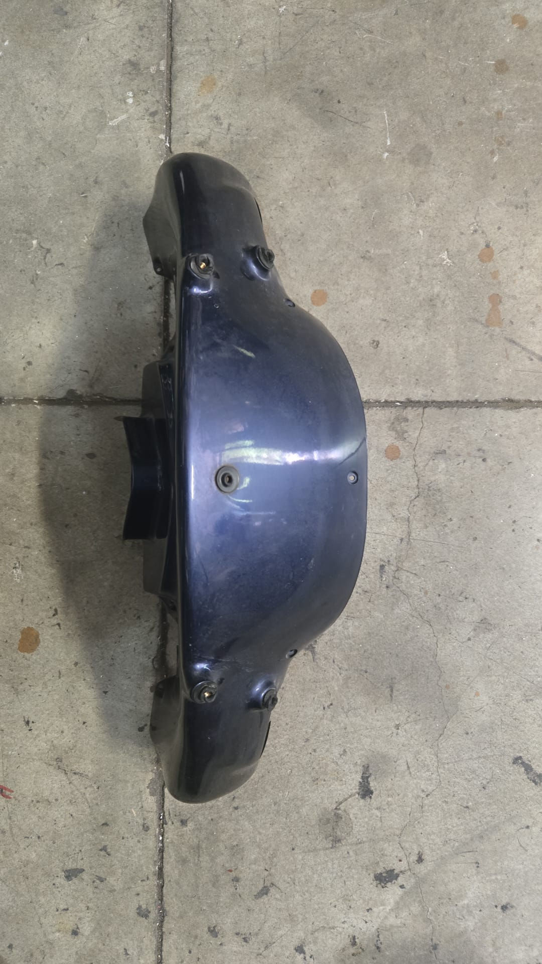 CARENA FRONTALE MANUBRIO BLU USATA APRILIA LEONARDO 250 300