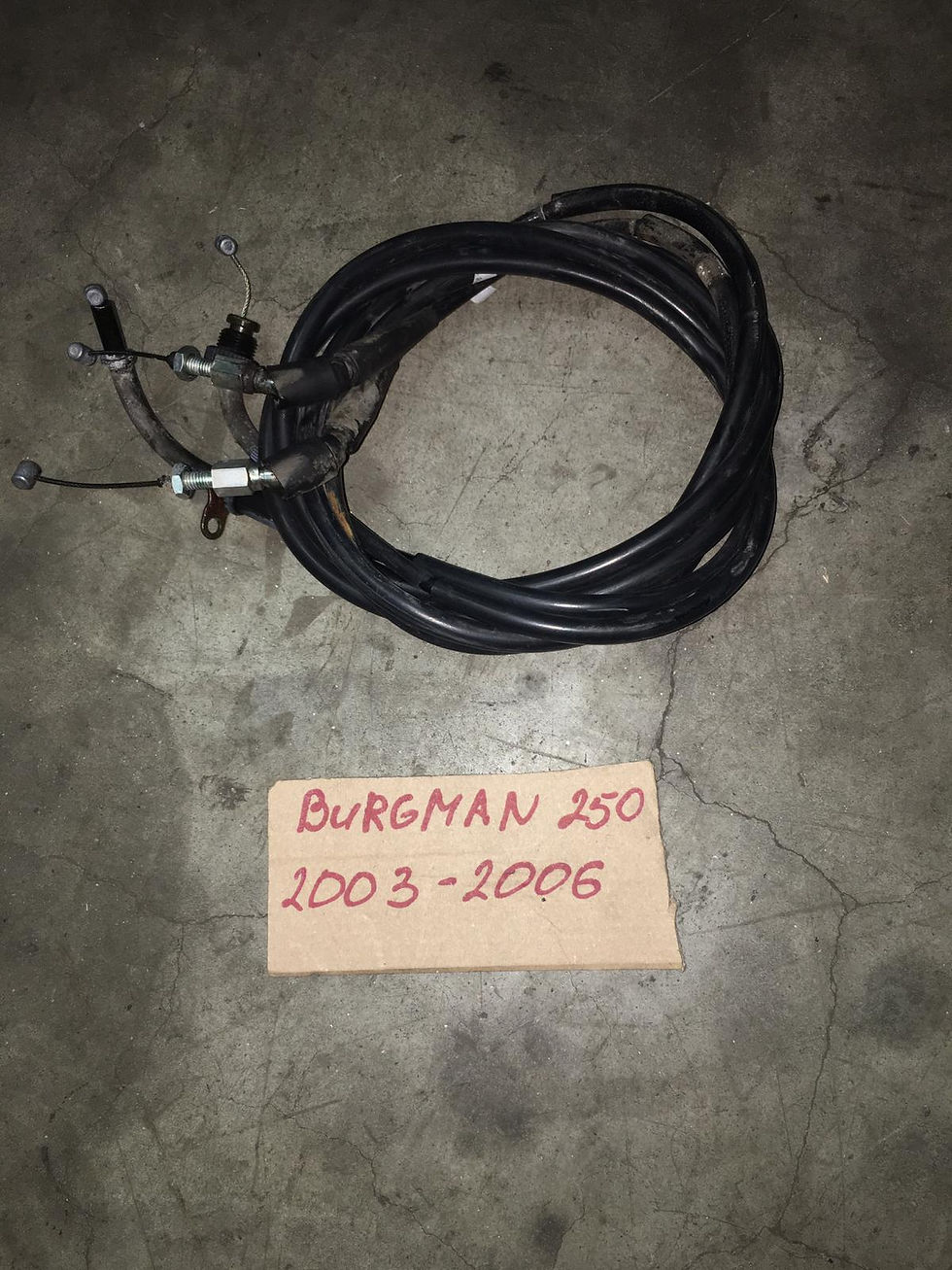 CAVI COMANDO ACCELERATORE USATI SUZUKI BURGMAN 250cc 03-06