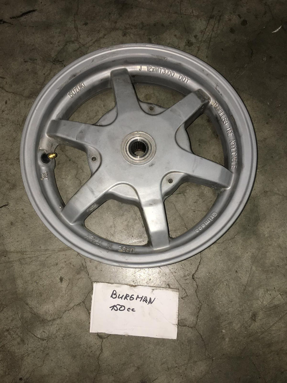 CERCHIO POSTERIORE USATO SUZUKI BURGMAN 125 150 02 06