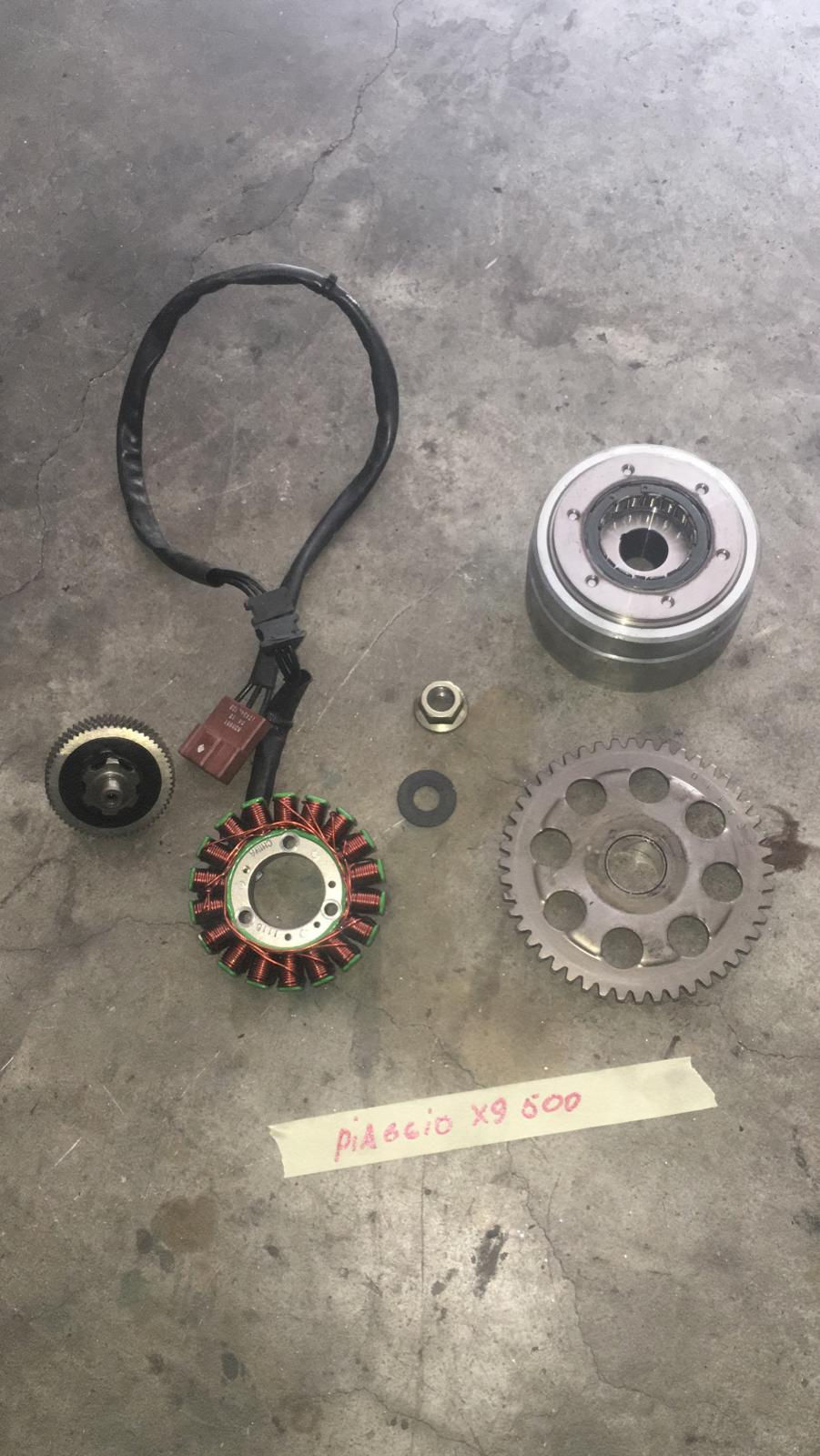 STATORE VOLANO RUOTA LIBERA PIAGGIO X9 500cc