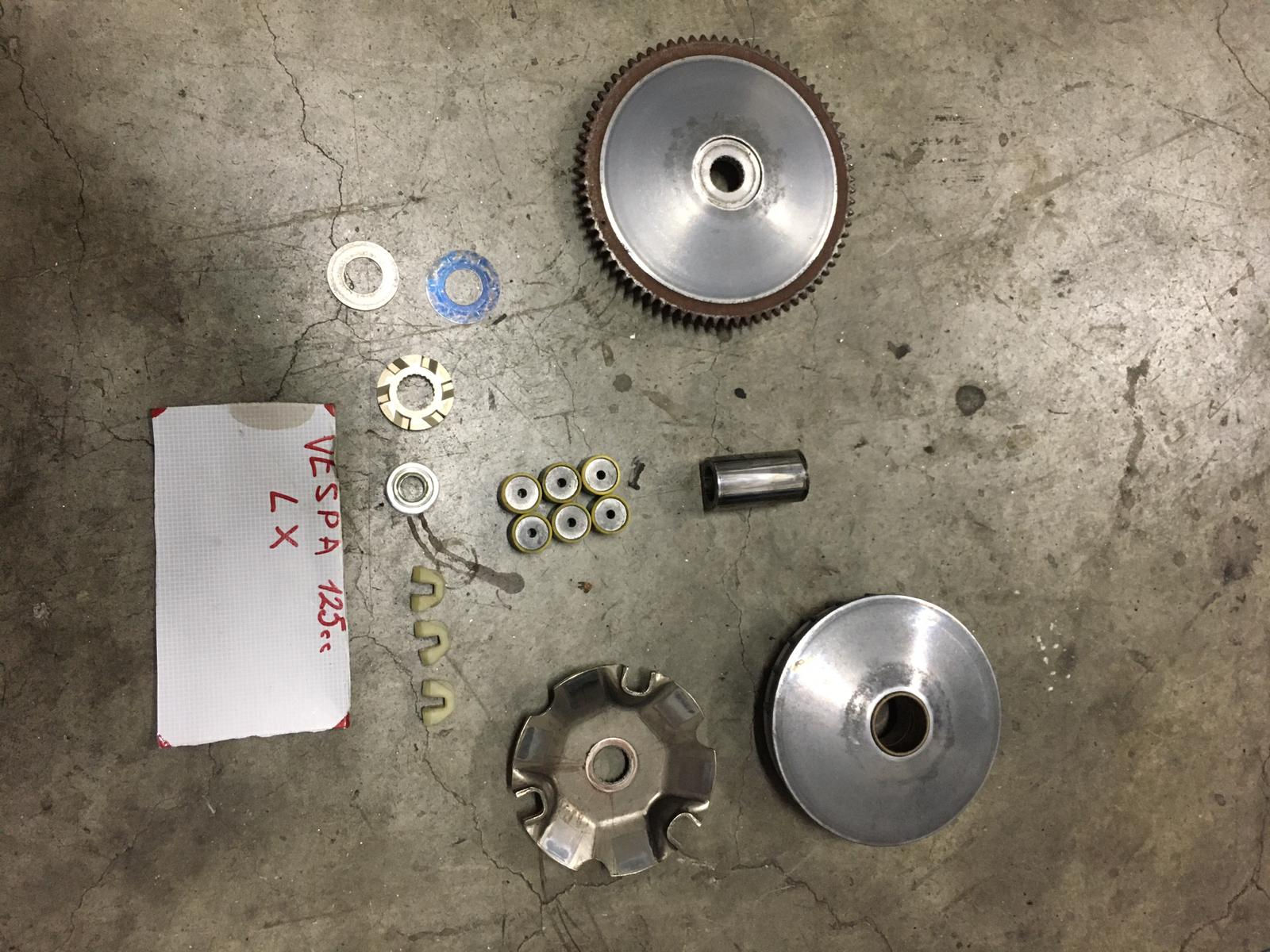 VARIATORE USATO COMPLETO PIAGGIO VESPA LX 125 150