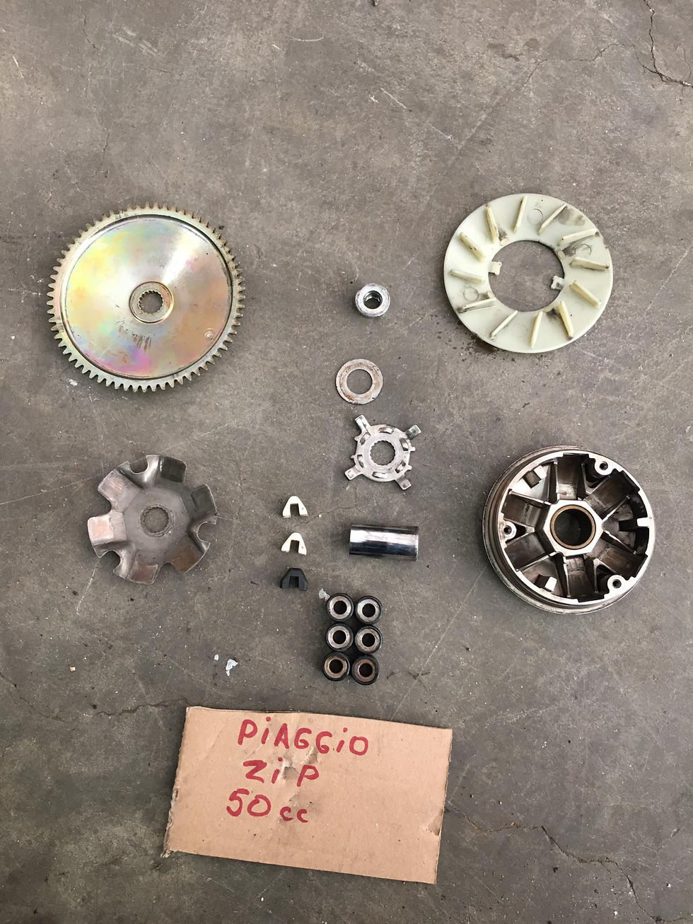 Miniatura: VARIATORE USATO COMPLETO PIAGGIO ZIP 50 1° SERIE 91-96