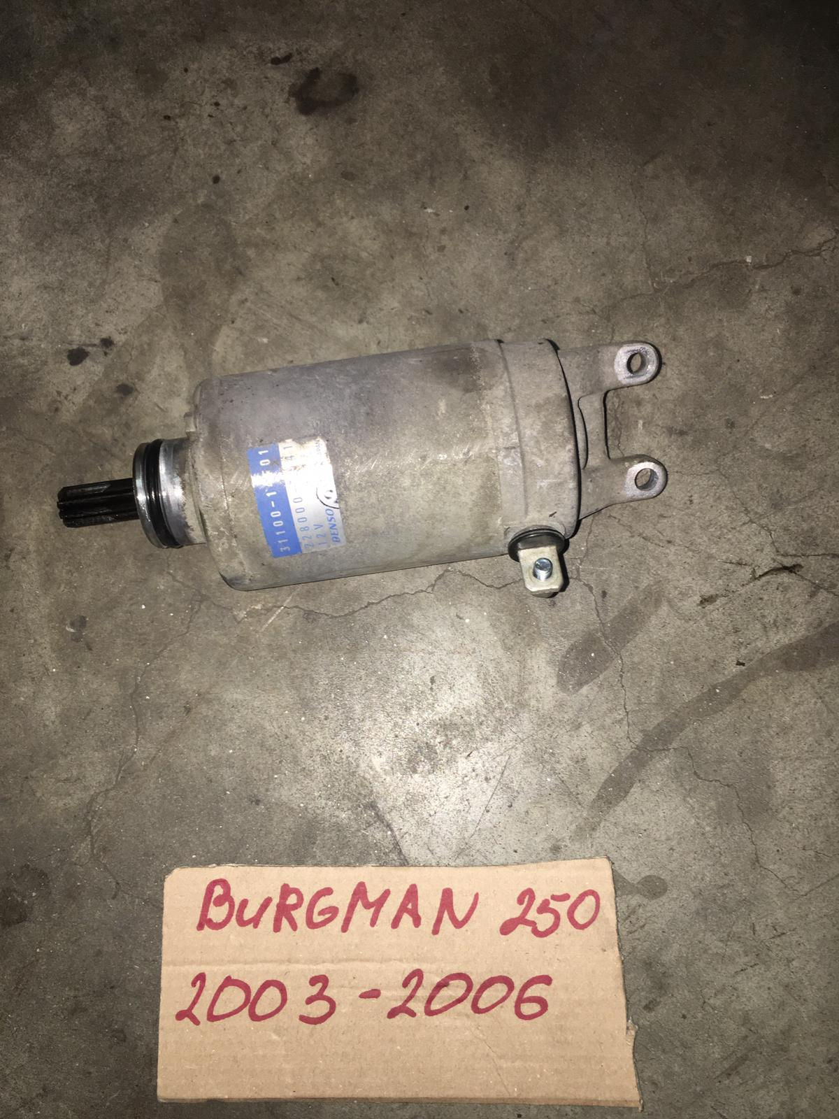 MOTORINO AVVIAMENTO USATO SUZUKI BURGMAN 250 400 98 - 06