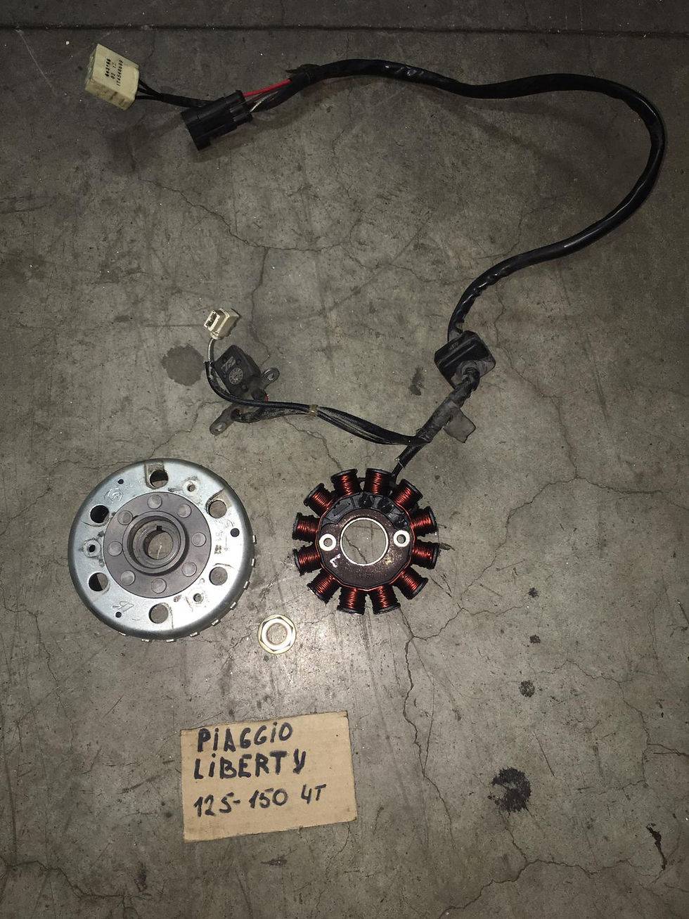 STATORE E VOLANO USATI PIAGGIO LIBERTY 125 150 I.E 2007>