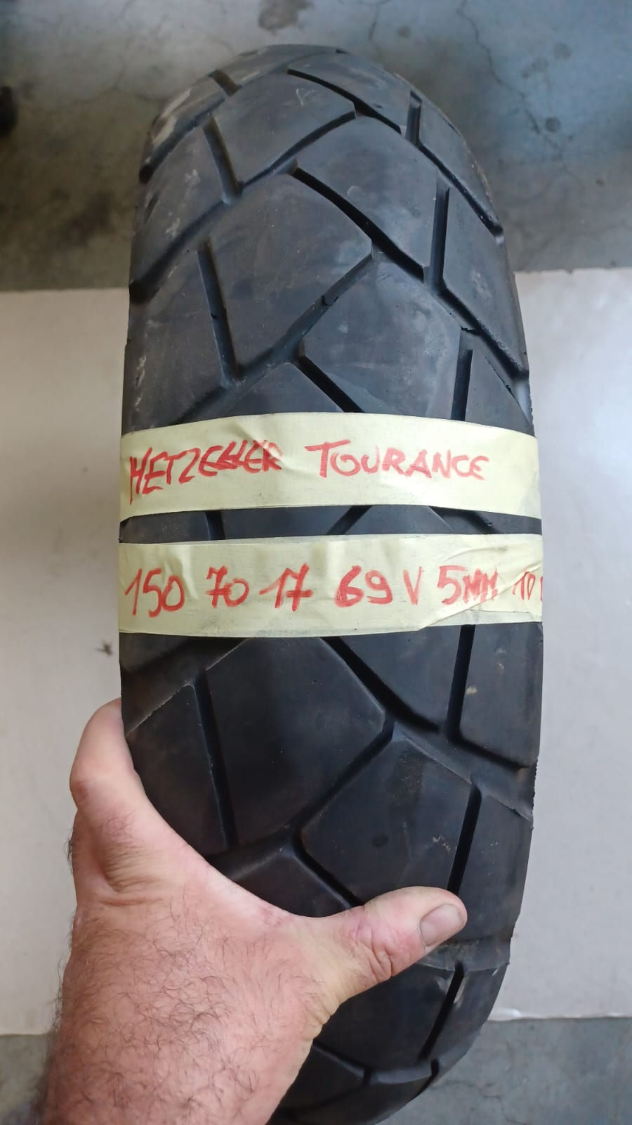 PNEUMATICO USATO METZELLER TOURANCE 150 70 17 69V 5MM 10 08