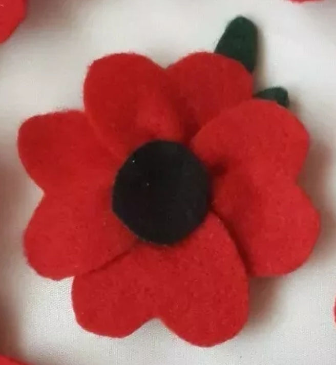 Poppy belt red