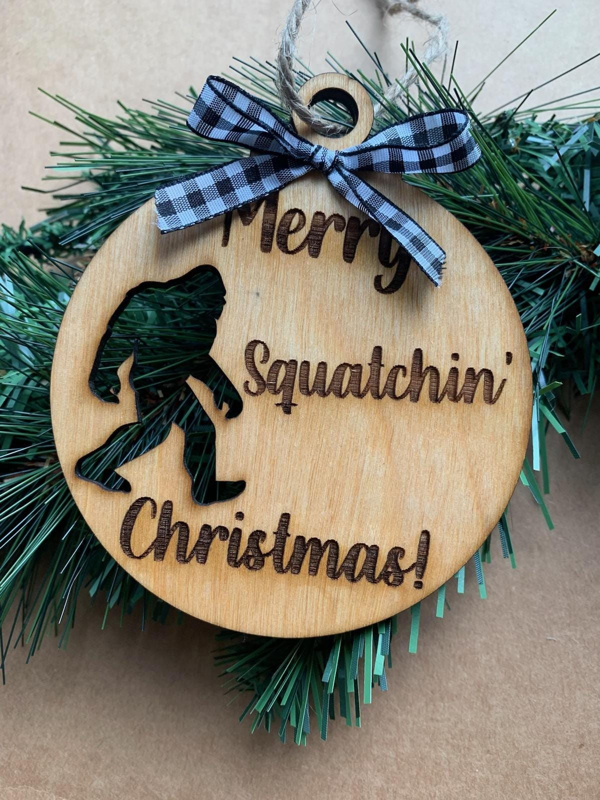 Sasquatch ornament 2