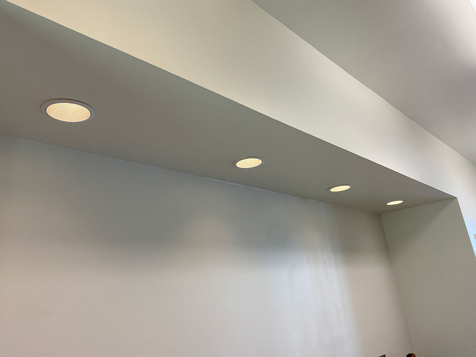 Installed recessed lighting and drywall by WSCC LLC in Houston