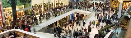 Shopping mall similar to retail properties inspected by Duke's Inspections.