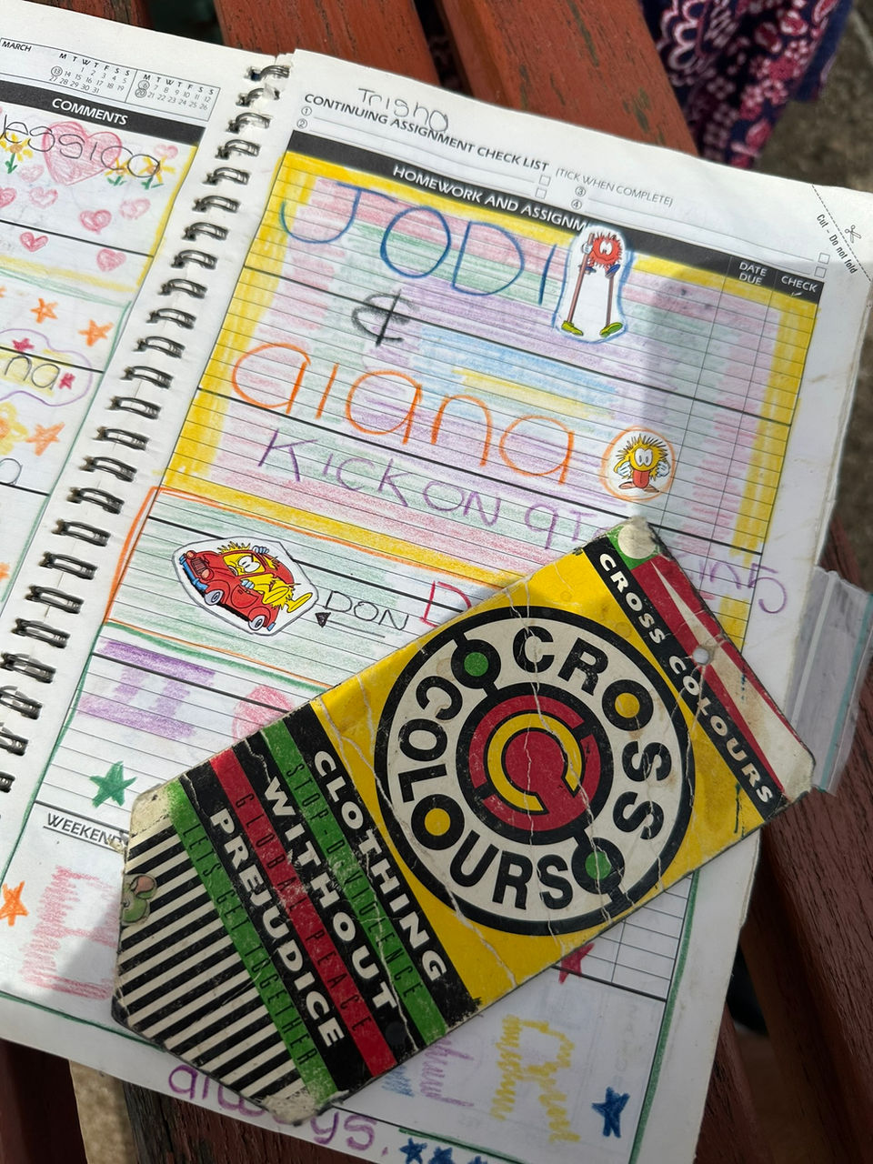 The diary of Jodi Hadley, Alana Cecil's best friend.