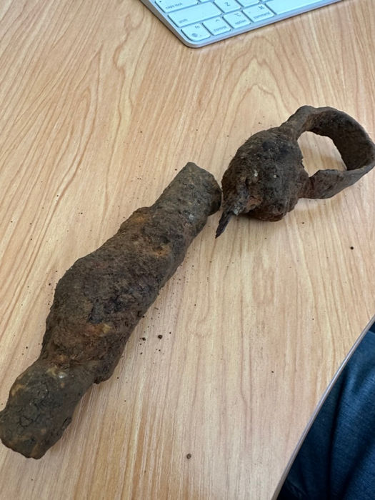 Possible gun remains found in swamp near Urban Hogland's body.