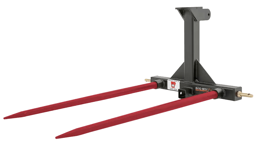 BAD BOY 2 Spear Hay Fork/Trailer Mover Assembly